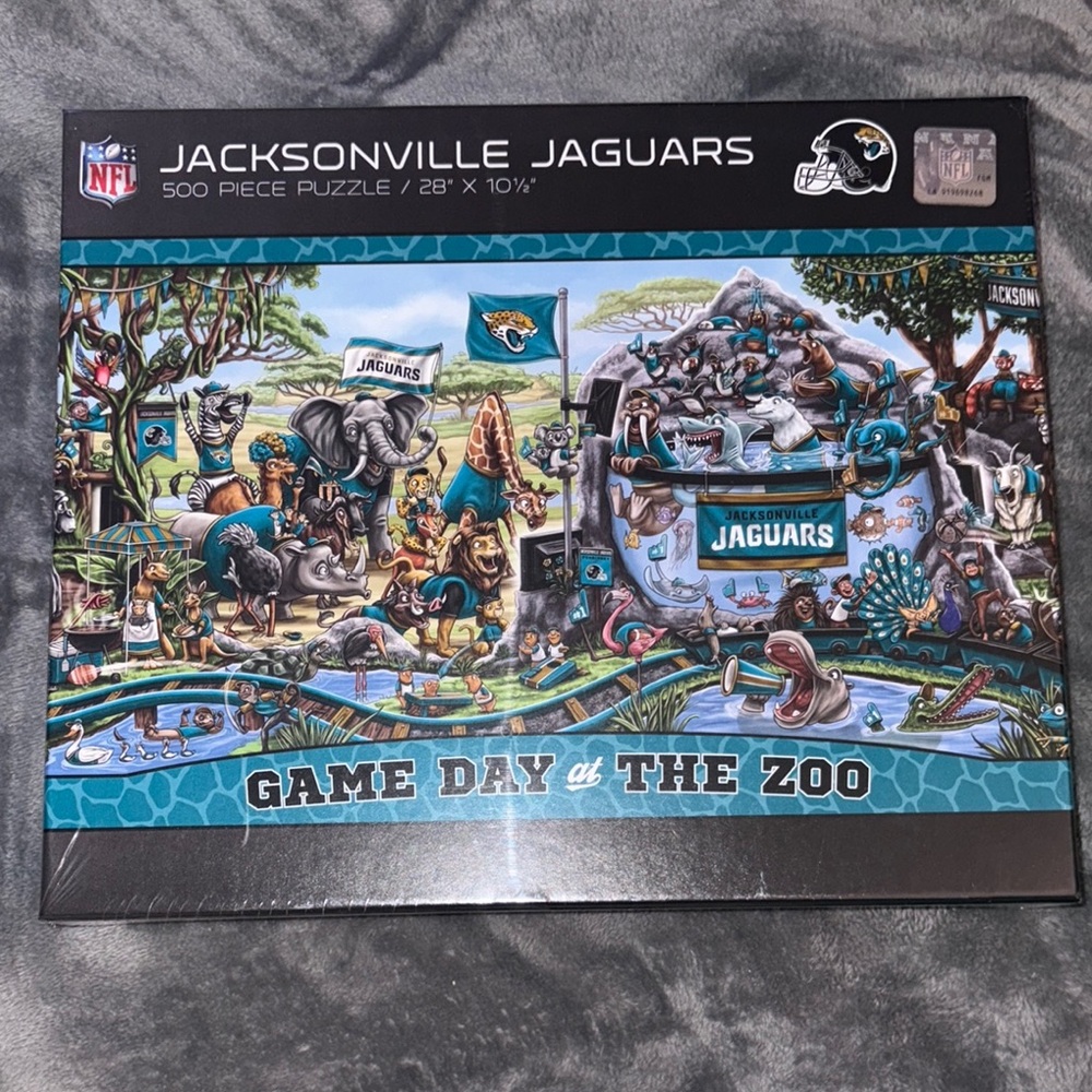 NFL Jacksonville Jaguars - Game Day at the Zoo 500pc puzzle